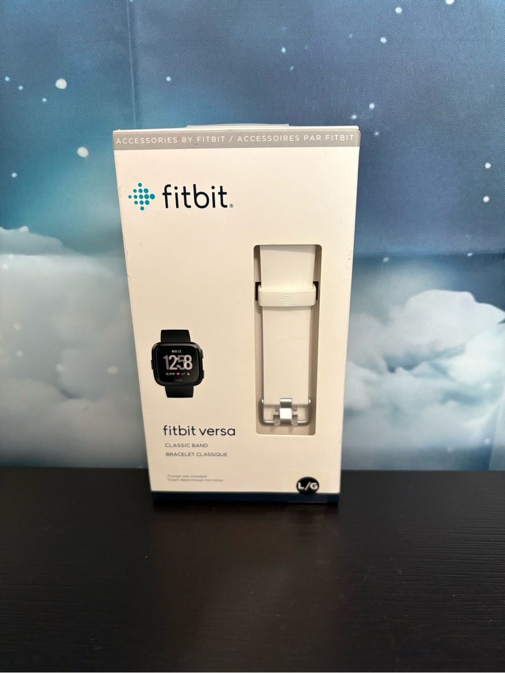 Fitbit Versa Classic Band. White. Large. New in box.